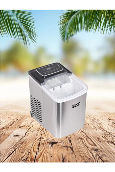 Generic Ice Maker - 100 Watts - 2 Liters - with Steel Screen - XPIM-35SS