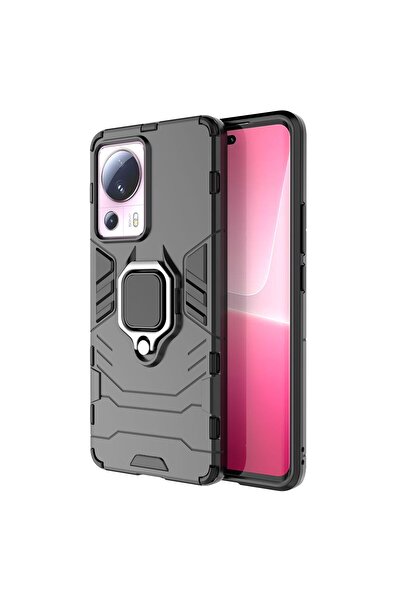 WOZINSKY Carcasă blindată pentru Xiaomi 13 Lite, suport magnetic Ring Armor, ...