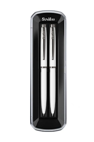 Scrikss Scrics Crystal Box Roller Set of 2 White