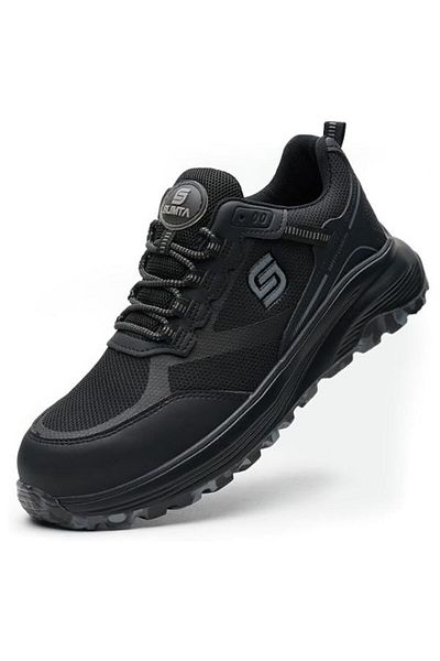 SLIMTA Men's & Women's Extra Lightweight Mesh Safety Shoes Steel Toe Sporty Design for All Seasons