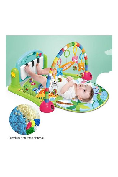rexa 2-In-1 Baby Kick and Play Piano Gym Mat 72.5x60x47cm