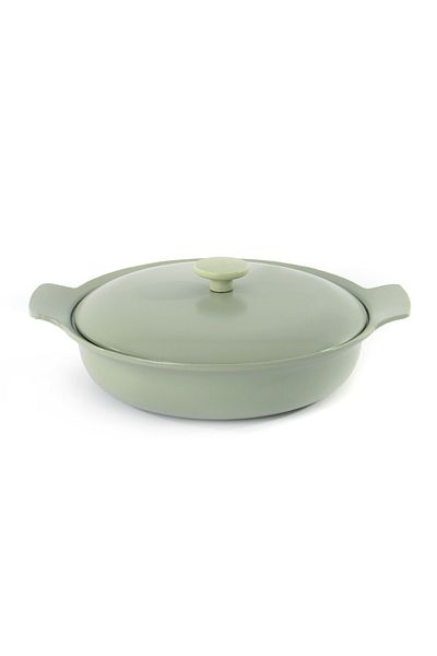Berghoff Pot, 28 cm, 3.3L with lid, Cast iron, Green