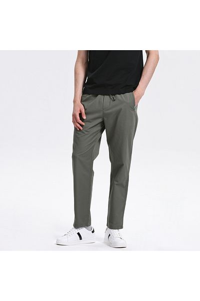 Giordano Men's Cotton Twill Mid Rise Pants