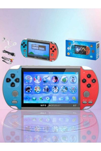 SMARTIX MP5 PLUS Game Console, 501 Games, video, audio and eBook file reading, Headphones Included
