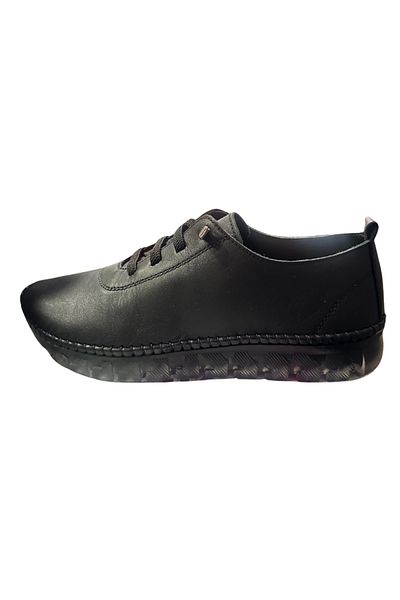 SOLMAZ Ma Es107 Genuine Leather Casual Silicone Sole Women's Shoes