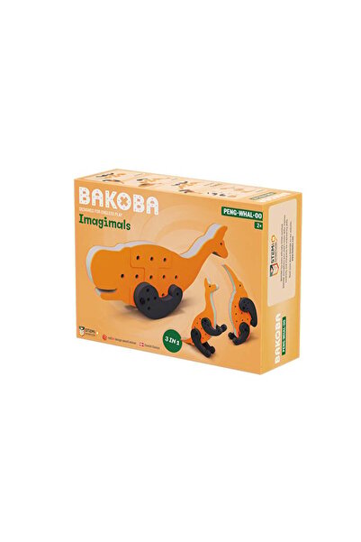 Bakoba Set de construcție cu blocuri de spumă PengWhalOo,