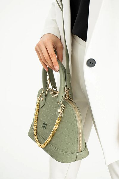 Just Polo Women's Medium Size Chain Detailed Adjustable Strap New Season Hand & Shoulder Bag 234076Mh