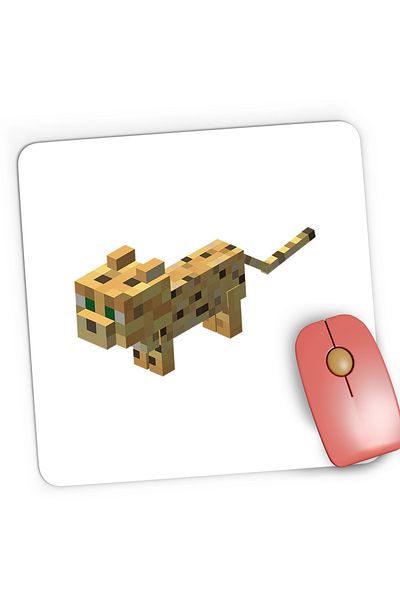 OEM Mousepad Gaming Minecraft Ocelot Mob, 21x19 cm