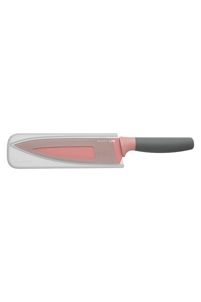 Berghoff Chef's knife 19 cm with protective sheath, Steel, Pink