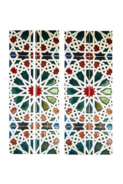 fun zone ملصق حائط باب ثلاثي الأبعاد من كياوكاي كاليدوسكوب، أبيض/أحمر/أخضر، 9...