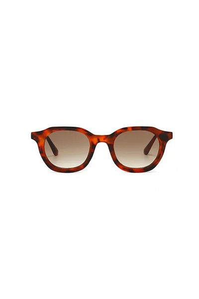 Toz Vintage Grovela Leopard Pattern Brown Glass Vintage & Retro Unisex Sunglasses
