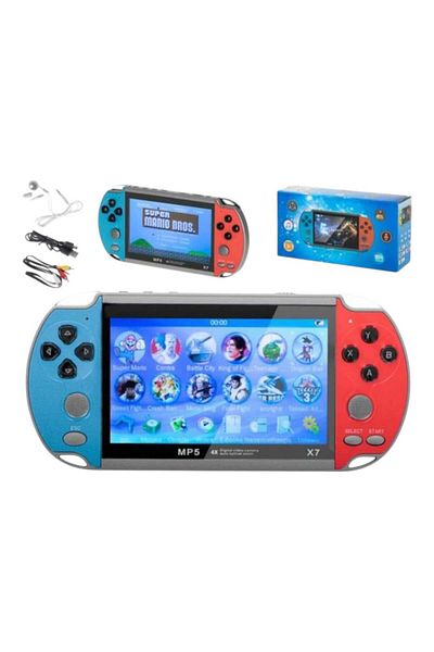SMARTIX MP5 PLUS Game Console, 501 Games, video, audio and eBook file reading, Headphones Included