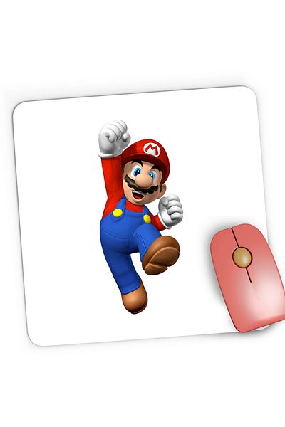 OEM Mousepad Gaming New Super Mario Bros Game, 21x19 cm