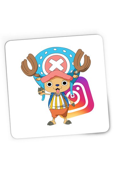 OEM Mousepad Gaming One Piece Tony Chopper Insta Creator Instagram, 21x19 cm