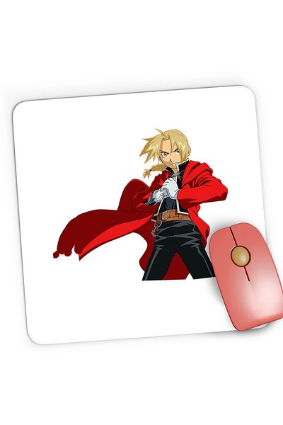 OEM Mousepad Gaming Edward Elric Alphonse Fullmetal Alchemist Anime, 21x19 cm