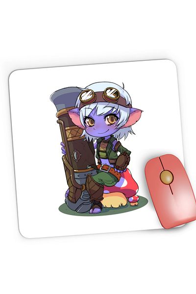 OEM Mousepad Gaming League of Legends Akali Random Game LoL, 21x19 cm
