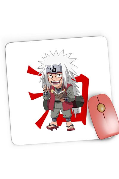 OEM Mousepad Gaming Naruto Jiraiya Killer Bee Anime Haine Manga, 21x19 cm