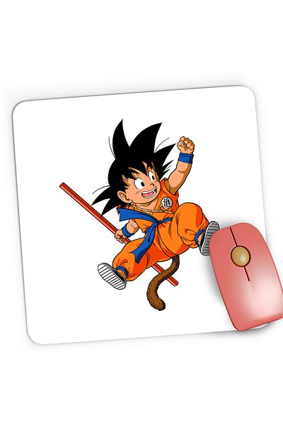 OEM Mousepad Gaming Dragon Ball Z Son Goku Tik Tok Creator, 21x19 cm
