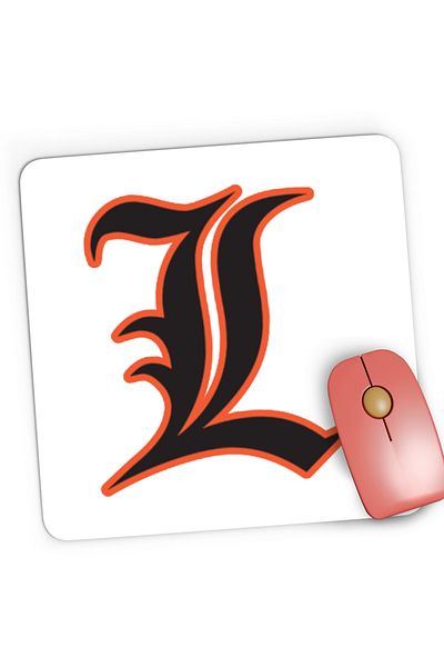 OEM Mousepad Gaming L Detective Logo Emblem Death Note, 21x19 cm