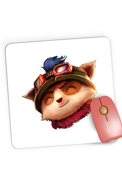 OEM Mousepad Gaming Teemo League of Legends Swift Scout LoL, 21x19 cm