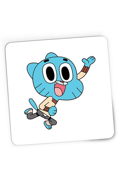 OEM Gaming Mousepad The World of Gumball Karate Cat, 21x19 cm