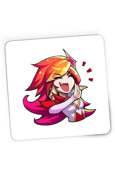 OEM Mousepad Gaming League of Legends Ahri Youtube Game Play, 21x19 cm