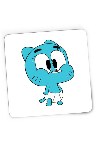 OEM Mousepad Gaming Gumball Bebe Diaper Bebelino Childhood, 21x19 cm