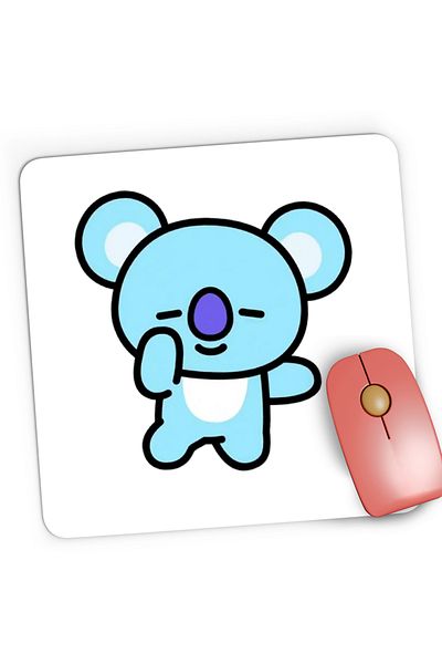 OEM Mousepad Gaming BT21 Koya BTS K-pop Koala, 21x19 cm