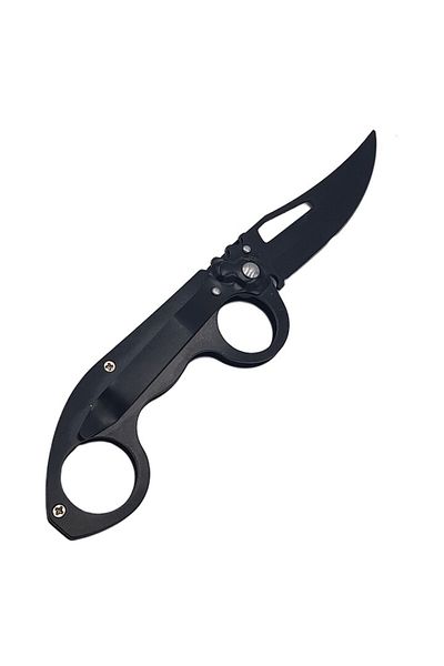 dalimag Cutit 2 inele deschidere automata buton, dalimag, 22 cm, negru