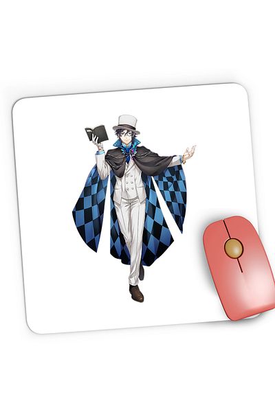 OEM Mousepad Gaming Bungo to Alchemist Stray Dogs Anime Fan Art, 21x19 cm