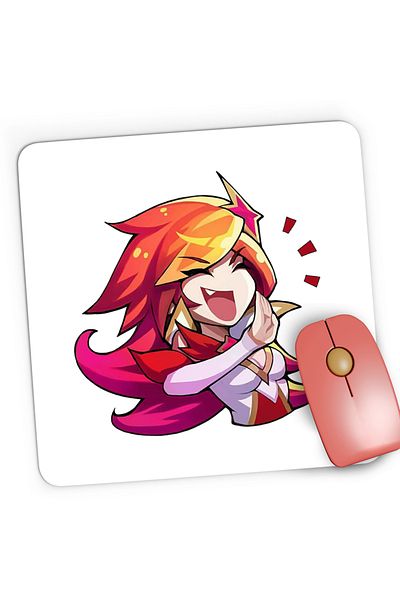 OEM Mousepad Gaming League of Legends Ahri Youtube Game Play, 21x19 cm