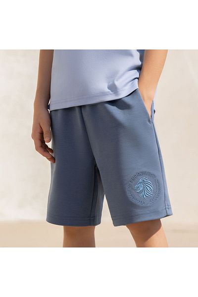 Giordano Junior's Interlock Mid Rise Comfort Elastic Waist Shorts