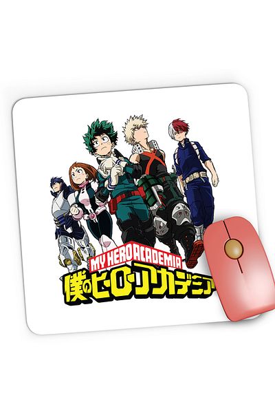 OEM Mousepad Gaming My Hero Academia Team Gang Anime Manga, 21x19 cm
