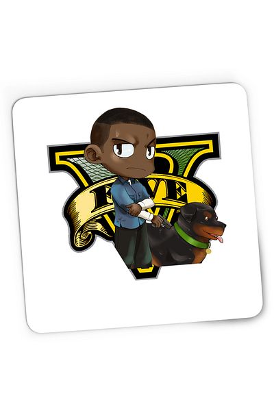 OEM Mousepad Gaming Grand Theft Auto Franklin GTA, 21x19 cm