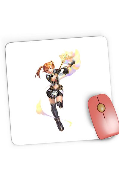 OEM Mousepad Gaming Lineage II Legend Battle Video Game, 21x19 cm