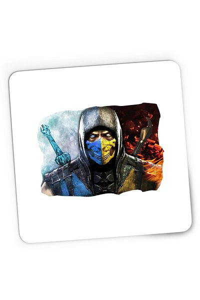 OEM Mousepad Gaming Mortal Kombat Twin Swords Scorpion Action, 21x19 cm