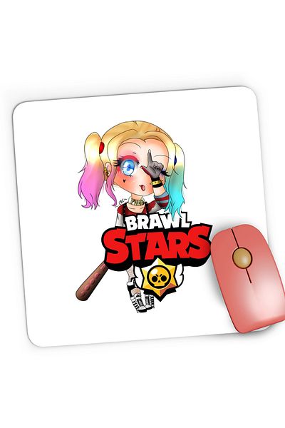 OEM Mousepad Gaming Joker Harley Quinn Brawl Stars Master, 21x19 cm