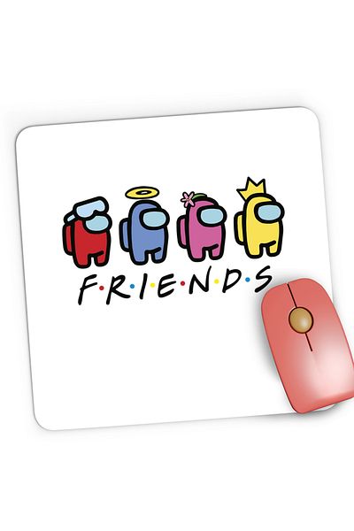 OEM Mousepad Gaming Friends Among Us, 21x19 cm