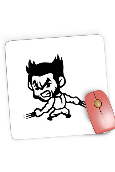 OEM Mousepad Gaming Wolverine Army Badass Dragobete, 21x19 cm