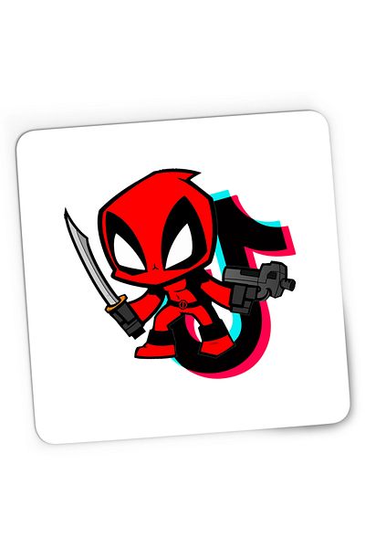 OEM Mousepad Gaming Deadpool Baby Ninja Tiktok, 21x19 cm