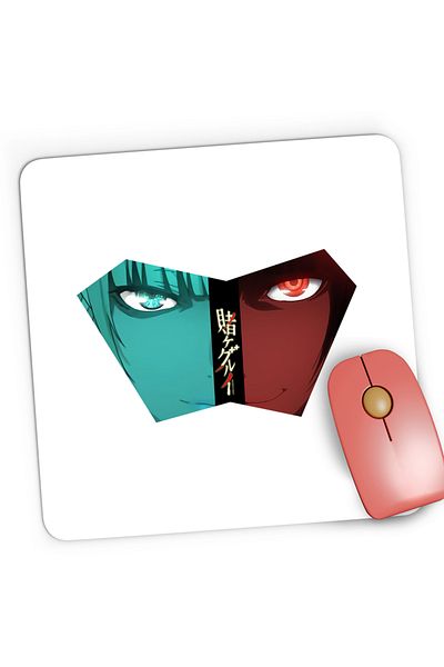 OEM Mousepad Gaming Kakeguri Gambling Anime Manga, 21x19 cm