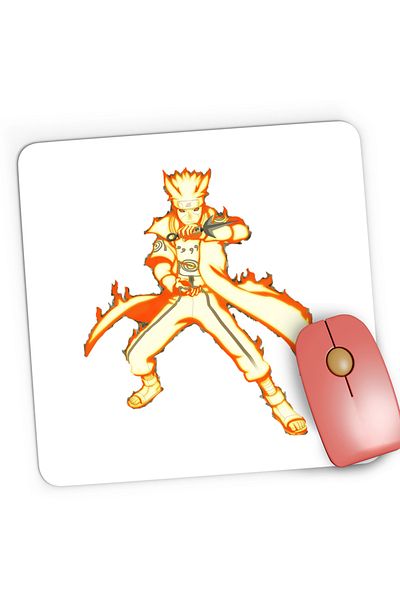 OEM Mousepad Gaming Naruto Minato Namikaze Fire Anime Manga, 21x19 cm