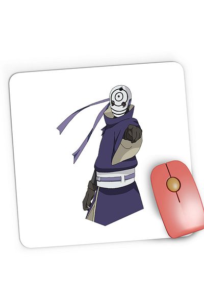 OEM Naruto Madara Uchiha Mask Akatsuki Gaming Mousepad, 21x19 cm