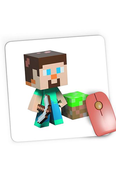 OEM Mousepad Gaming Cool Steve Miner Minecraft, 21x19 cm
