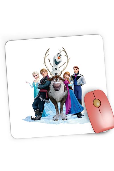 OEM Mousepad Gaming Disney Frozen Elsa All Team, 21x19 cm