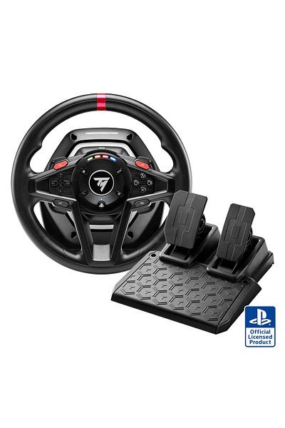 Thrustmaster | Kierownica | T128-P | Czarna | Kierownica do gier wyścigowych