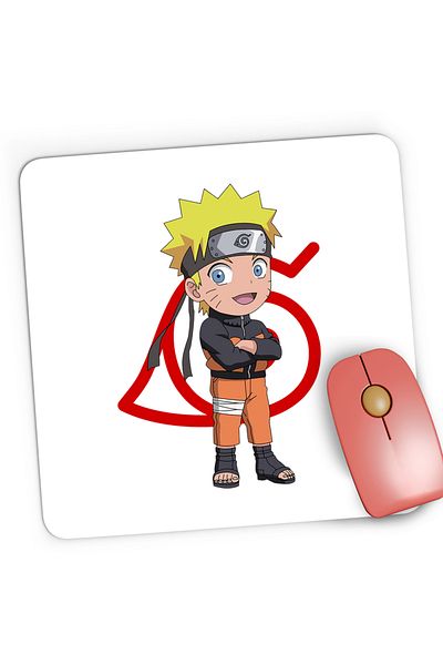 OEM Naruto Akatsuki Bebe Ninja Anime Manga Gaming Mousepad, 21x19 cm