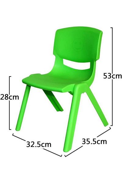 rexa Kids Plastic Chairs Lightweight, Durable & Comfortable Seating