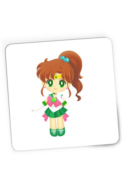 OEM Mousepad Gaming Sailor Moon Jupiter Chibi Bebe Fetita Anime, 21x19 cm