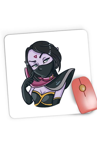 OEM Mousepad Gaming Dota 2 Lanaya Templar Assassin Hero Dota2, 21x19 cm